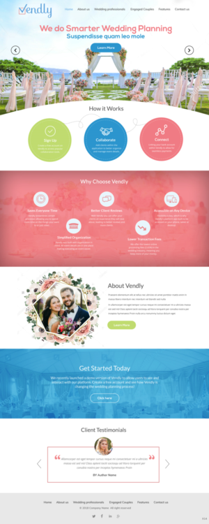 Web Design by pb for Vendly Partners | Design: #18137081