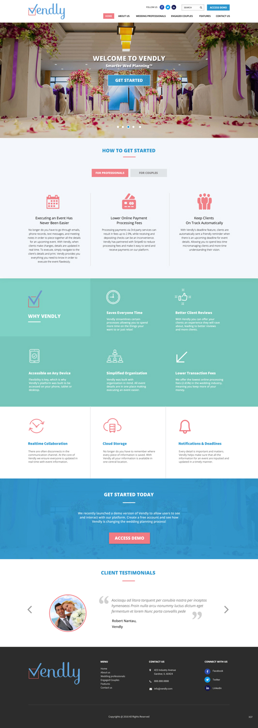 Web Design par pb pour Vendly Partners | Design #18183980