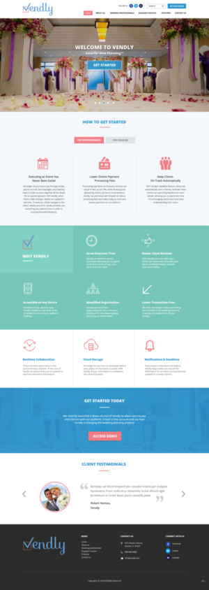 Web Design by pb for Vendly Partners | Design: #18183980