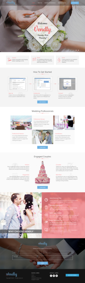 Web Design by Sujit Banerjee for Vendly Partners | Design: #18152023