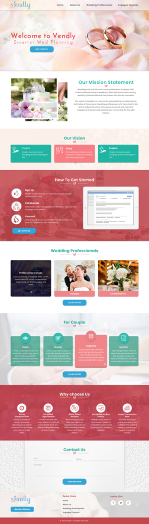 Web Design by Sujit Banerjee for Vendly Partners | Design: #18202424