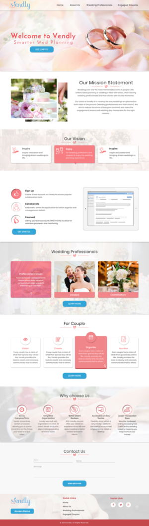 Web Design by Sujit Banerjee for Vendly Partners | Design: #18253066