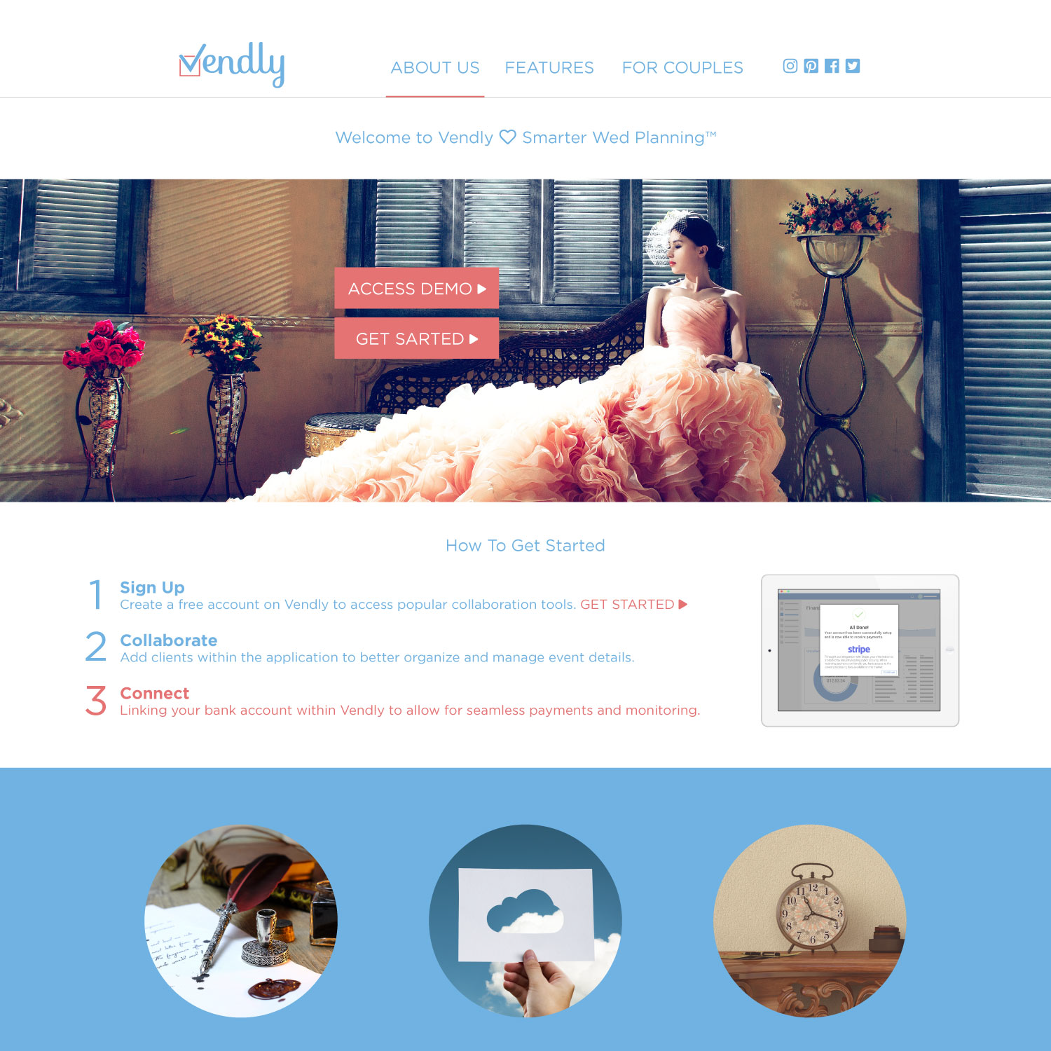 Elegant Feminine Wedding Web Design For Vendly Partners By Elegant Feminine Wedding Web Design For Vendly Partners In United States 18248134