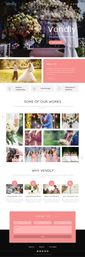 Web Design by Dream Logo Design for Vendly Partners | Design: #18137763