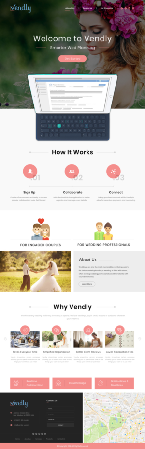 Web Design by Dream Logo Design for Vendly Partners | Design: #18165026