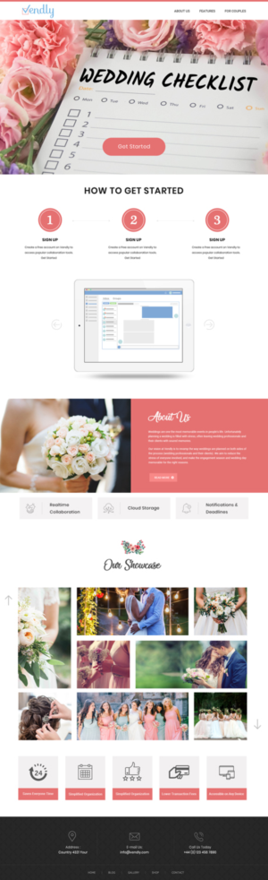 Web Design by Dream Logo Design for Vendly Partners | Design: #18165029