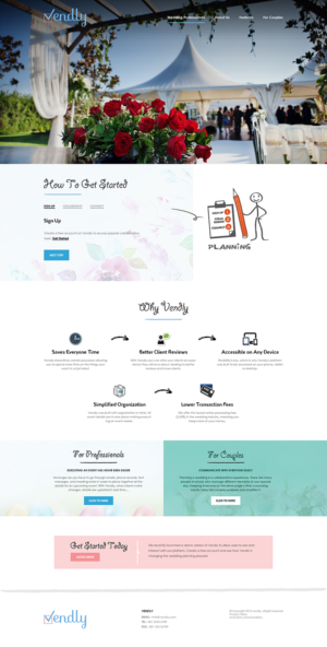 Web Design by PiXthemes for Vendly Partners | Design: #18195362