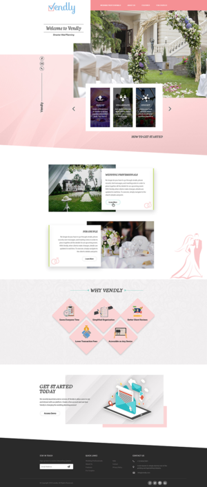 Web Design by PiXthemes for Vendly Partners | Design: #18195670