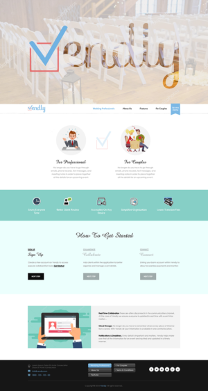 Web Design by PiXthemes for Vendly Partners | Design: #18195710