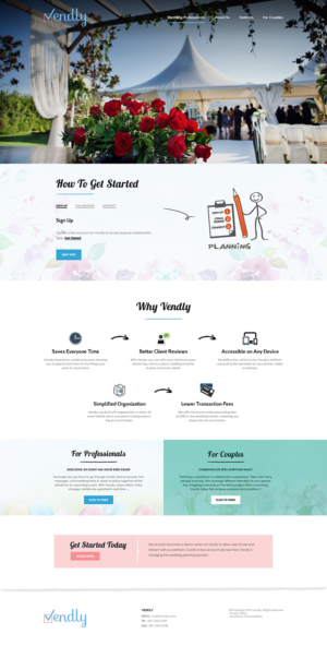 Web Design by PiXthemes for Vendly Partners | Design: #18212893