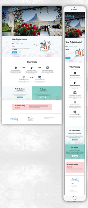 Web Design by PiXthemes for Vendly Partners | Design: #18212894