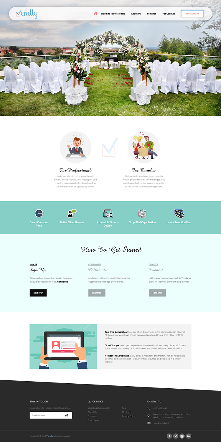 Diseño Web por PiXthemes para Vendly Partners | Diseño #18296416