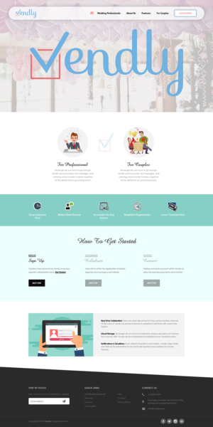 Web Design by PiXthemes for Vendly Partners | Design: #18296450
