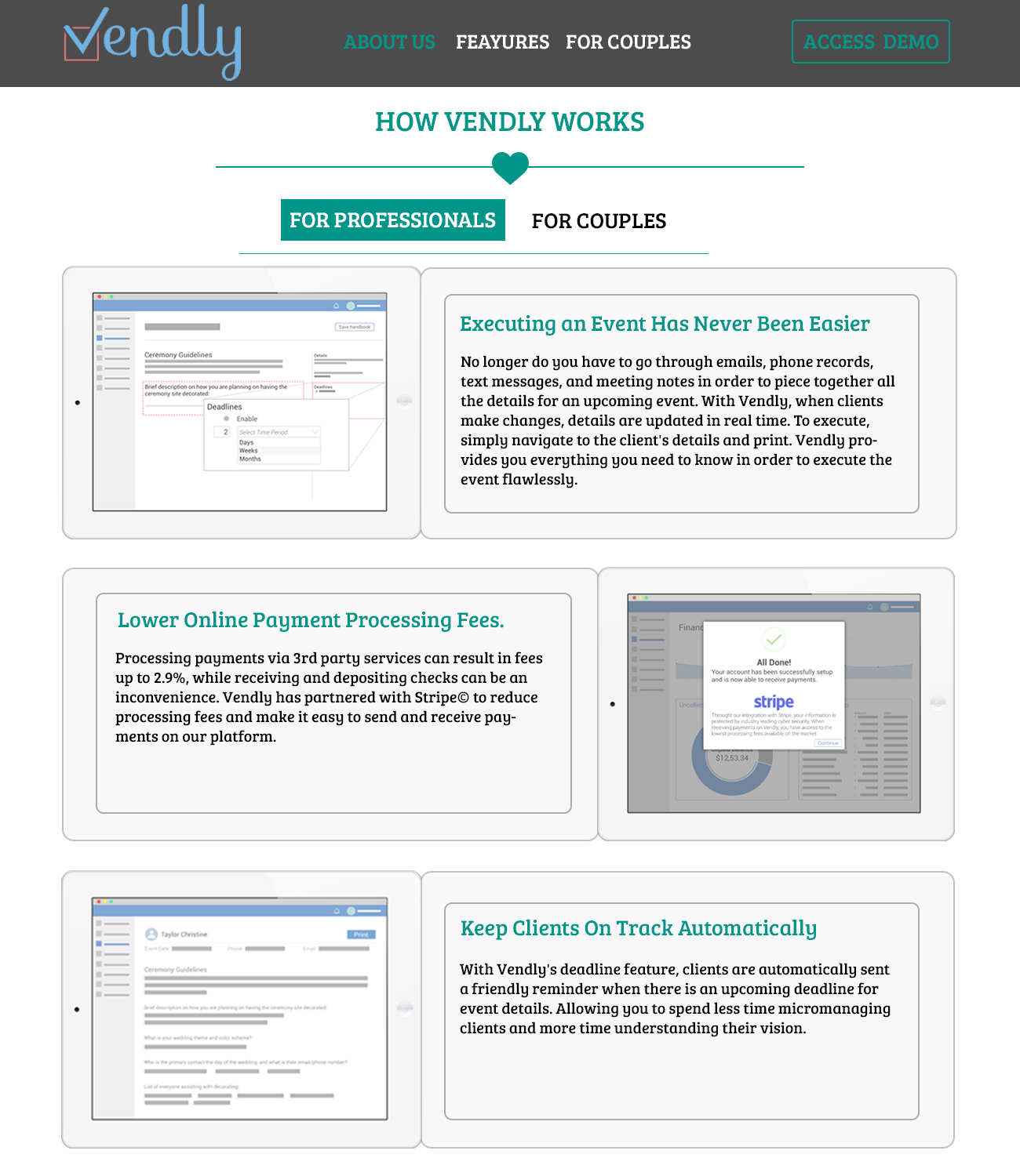 Web Design by kartik 3 for Vendly Partners | Design #18287134