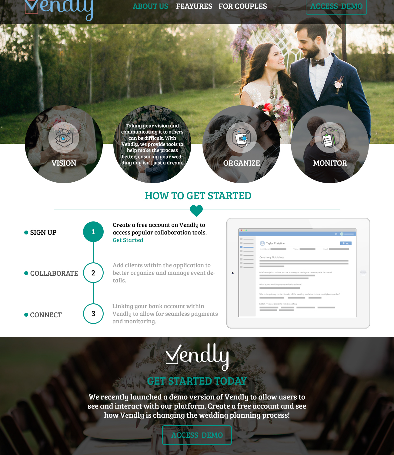 Web Design by kartik 3 for Vendly Partners | Design #18287135