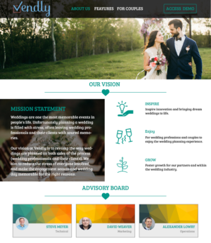 Web Design by kartik 3 for Vendly Partners | Design: #18287136