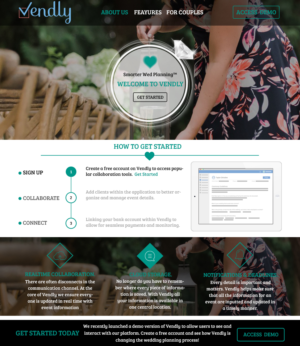 Web Design by kartik 3 for Vendly Partners | Design: #18287151