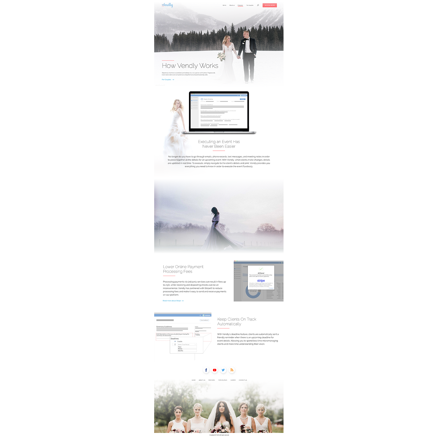 Web Design by Aidem Media for Vendly Partners | Design #18456239
