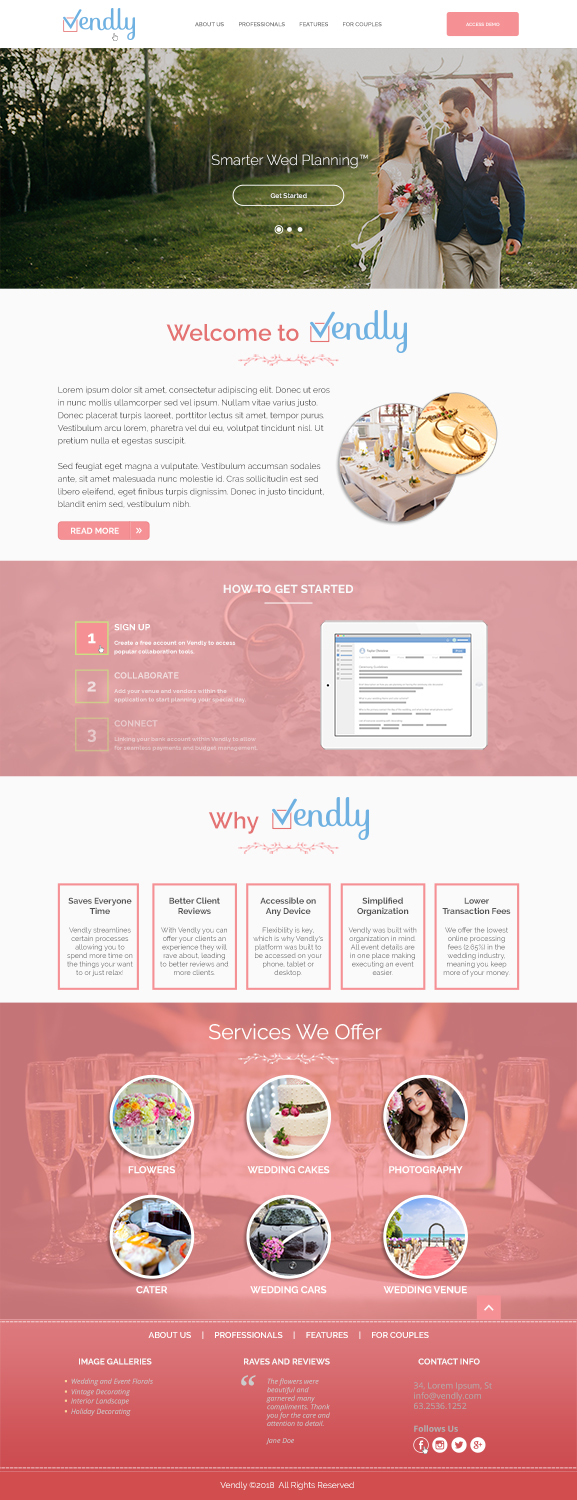 Web Design par OiligrivTomas pour Vendly Partners | Design #18295688