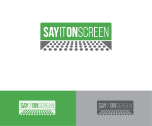 Say It OnScreen | Design de Logo par bluejet