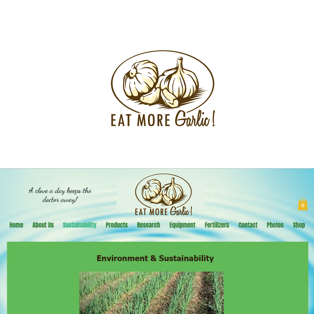 Logo Design by Sujit Banerjee for Eatmoregarlic | Design #18123816