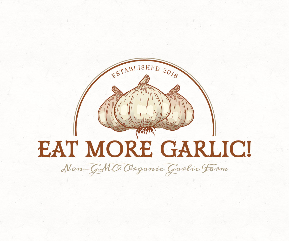 Logo Design by 91.kremena.petrova for Eatmoregarlic | Design #18122508