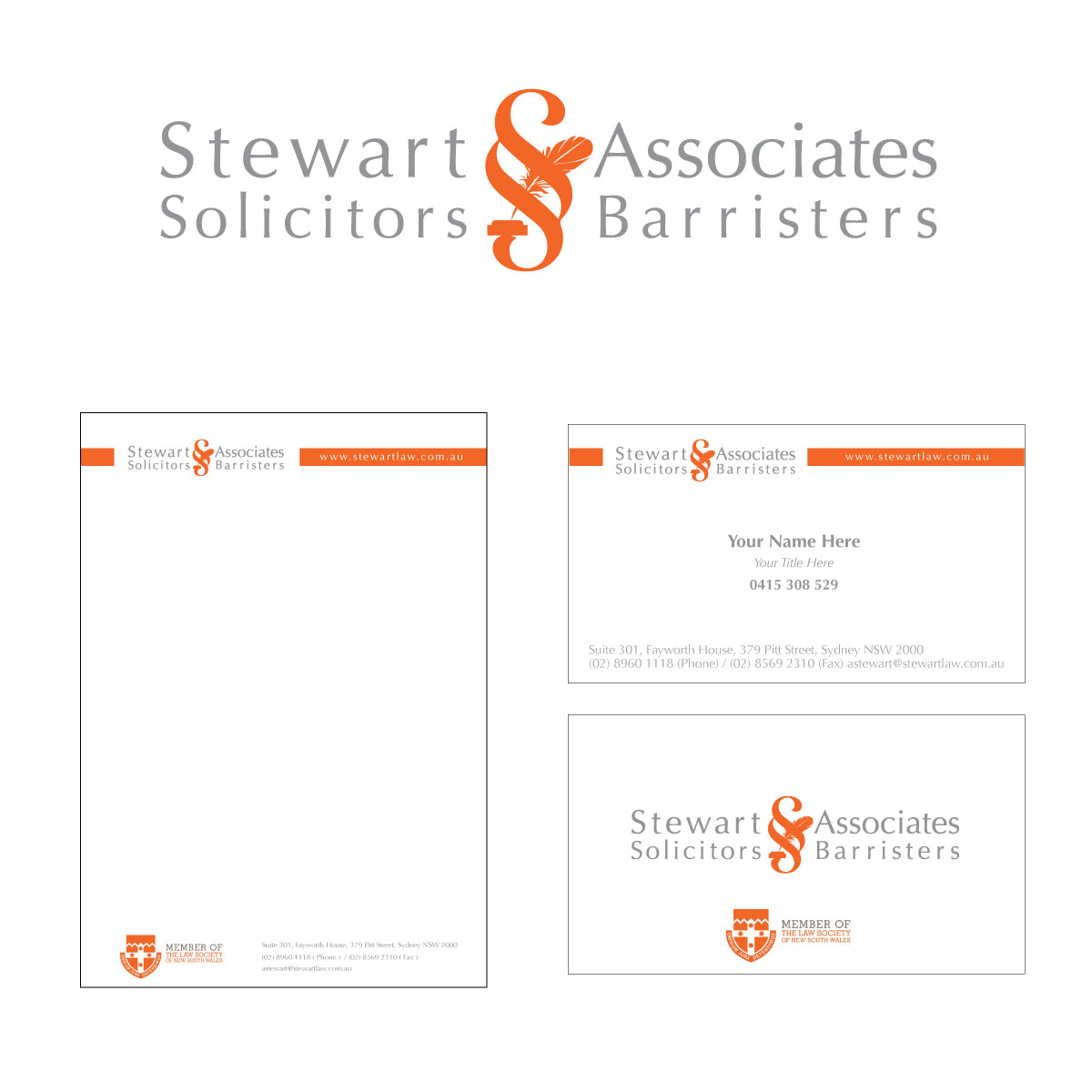Logo Design by Zainny Azuar for Stewart & Associates  | Design #18124605