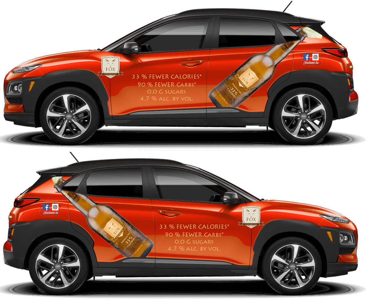 Car Wrap Design by The Faisal for Fox Beer (Luxembourg) S.à r.l. | Design #18205015