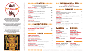Menu Design by Cloud 101 Studio