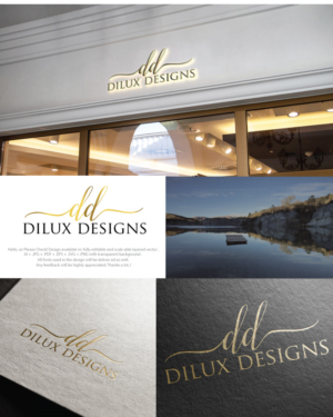 Dilux Designs and letters DD in pattern | Logo Design by juie design
