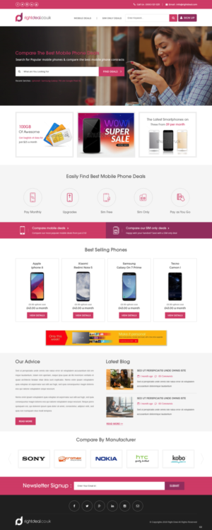 Web Design by pb for Right Deal Global Ltd | Design: #18146832