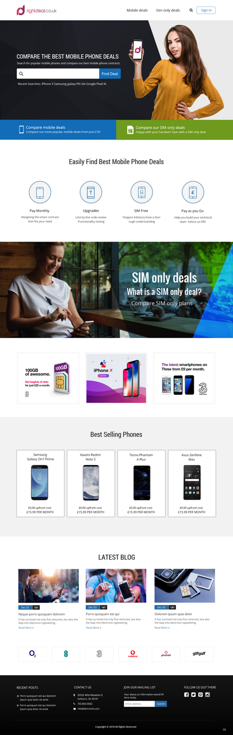 Web-Design von pb für Right Deal Global Ltd | Design #18146834