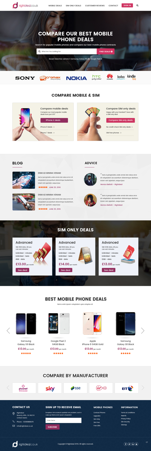 Web-Design von pb für Right Deal Global Ltd | Design #18146835