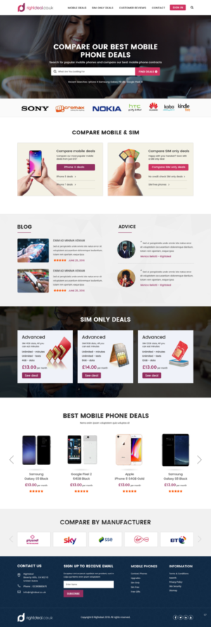 Web Design by pb for Right Deal Global Ltd | Design: #18146835