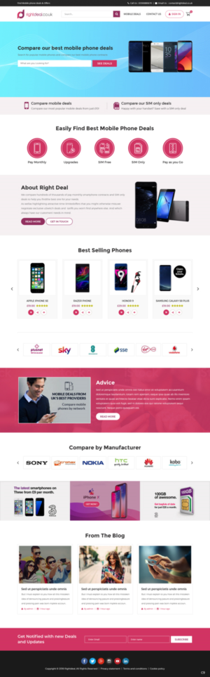 Web Design by pb for Right Deal Global Ltd | Design: #18146836