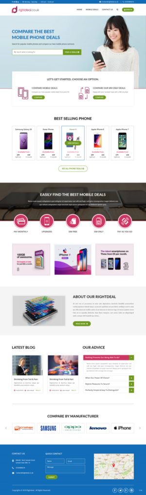 Web Design by pb for Right Deal Global Ltd | Design: #18146842