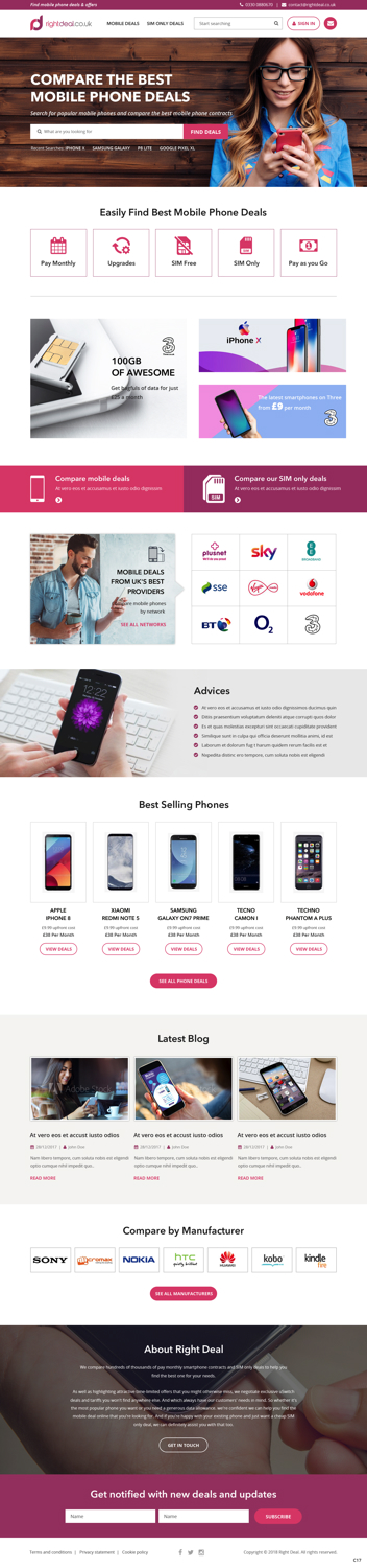 Web-Design von pb für Right Deal Global Ltd | Design #18146843