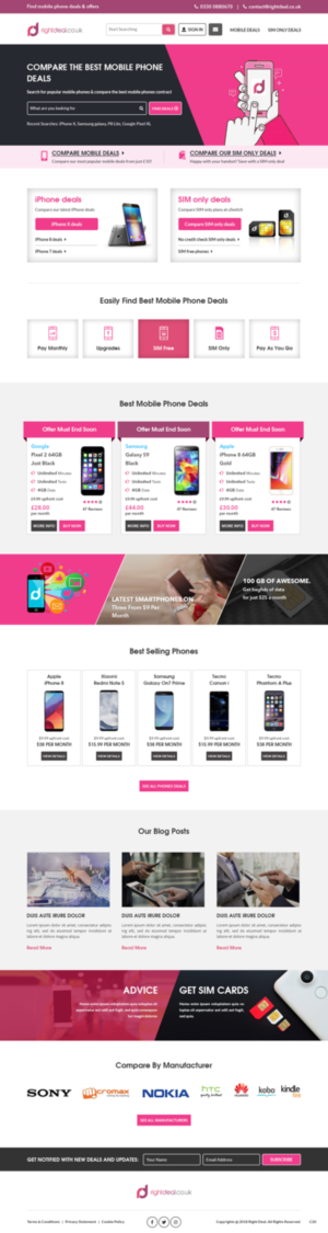 Web Design by pb for Right Deal Global Ltd | Design: #18146844