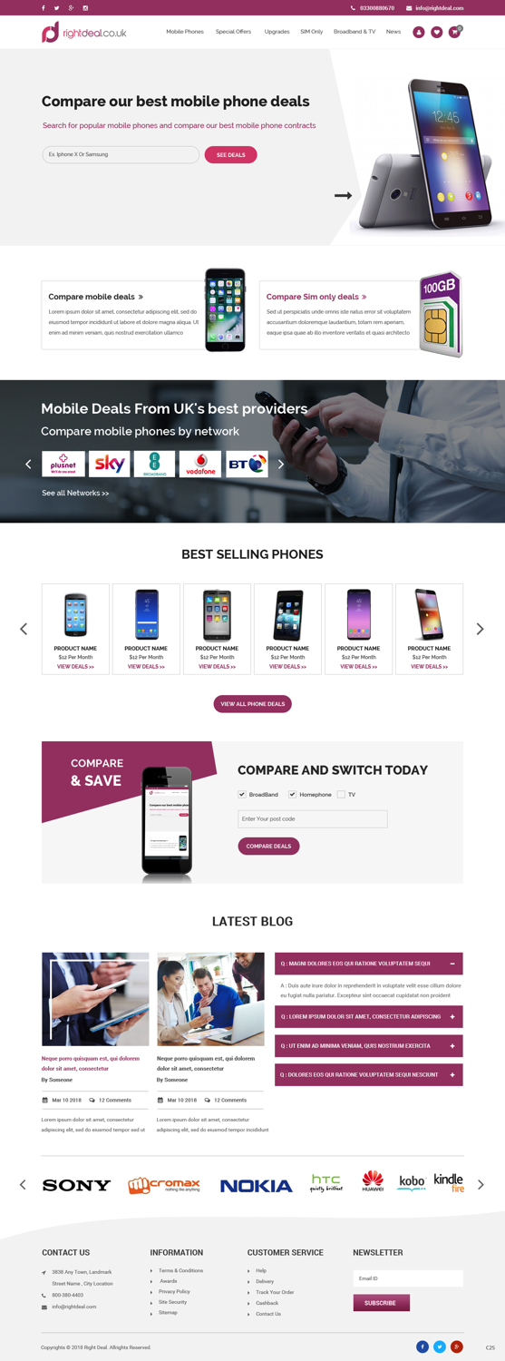 Web-Design von pb für Right Deal Global Ltd | Design #18146845