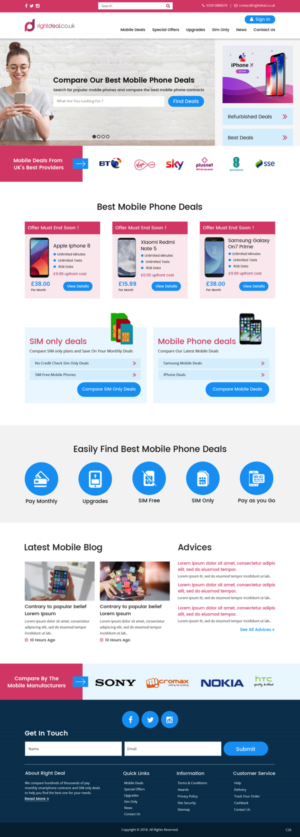 Web Design by pb for Right Deal Global Ltd | Design: #18146847