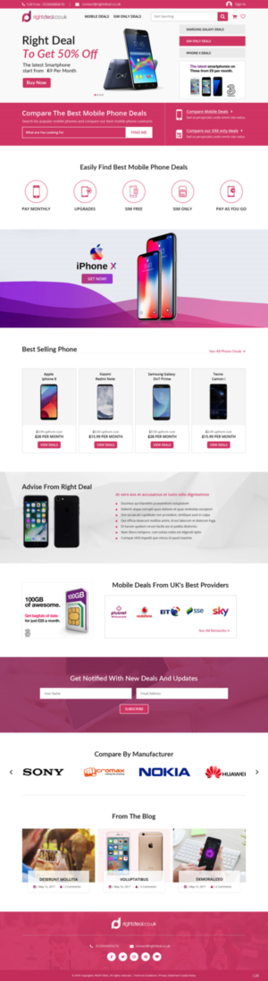 Web Design by pb for Right Deal Global Ltd | Design: #18146861