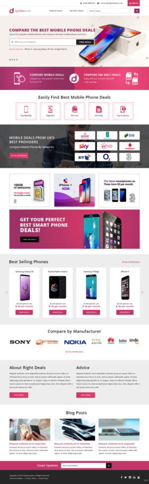 Web Design by pb for Right Deal Global Ltd | Design: #18146863
