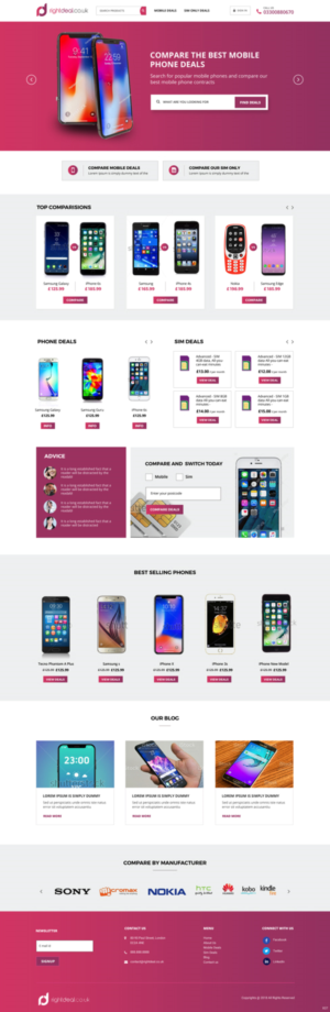 Web Design by pb for Right Deal Global Ltd | Design: #18146864