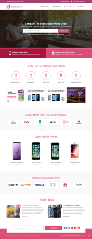 Web Design by pb for Right Deal Global Ltd | Design: #18156301