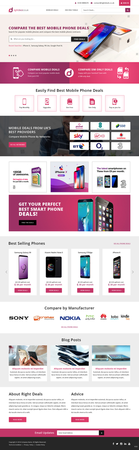 Web Design by pb for Right Deal Global Ltd | Design: #18183978