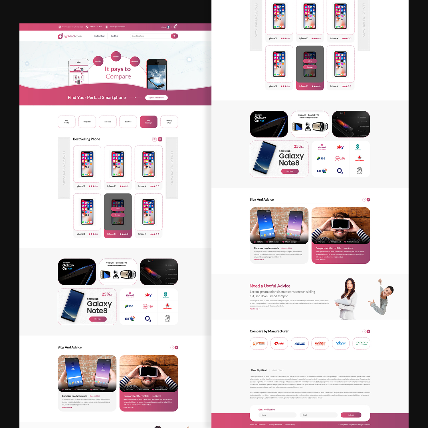 Web Design by webstrot for Right Deal Global Ltd | Design #18183088