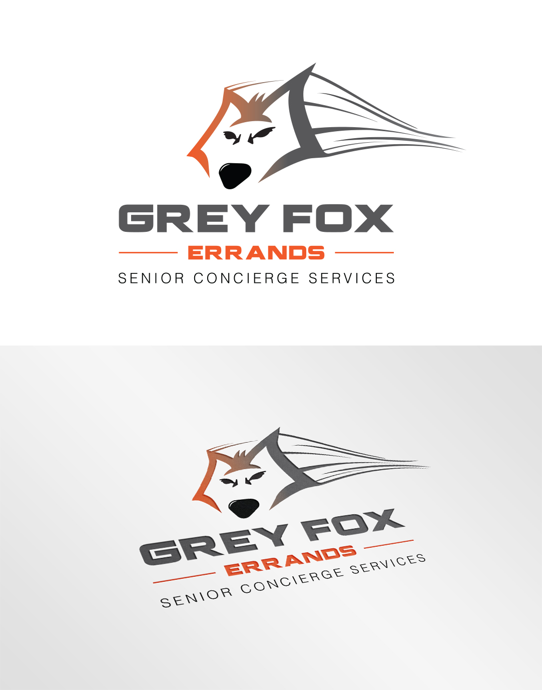 Logo Design by Kaleza_ for Grey Fox Errands | Design #18133898