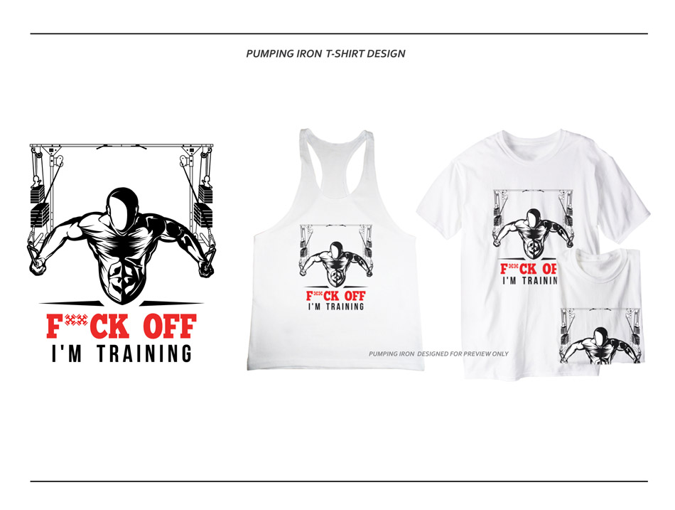 T-Shirt-Design von Thebookofjob für Pumping Iron Muscle Development | Design #2850938