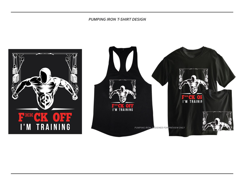 T-Shirt-Design von Thebookofjob für Pumping Iron Muscle Development | Design #2850939