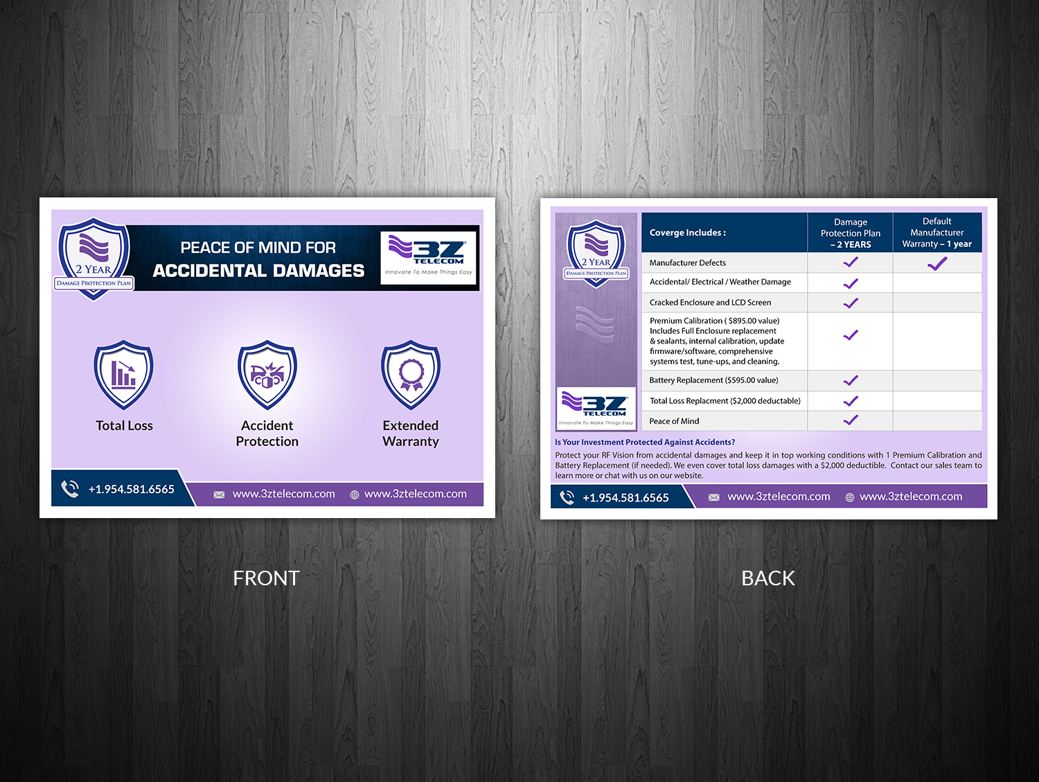 Diseño de Flyer por creative.bugs para 3Z Telecom | Diseño #18147723